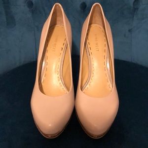 Beige Nine West Pumps
